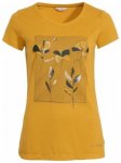 VAUDE Womens Skomer Print T-Shirt, marigold, Grï¿½ï¿½e 46