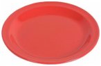 Waca Melamin Teller flach, rot, Grï¿½ï¿½e 23,5 cm
