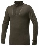 Woolpower Zip Turtleneck 200, pine green, Grï¿½ï¿½e XS