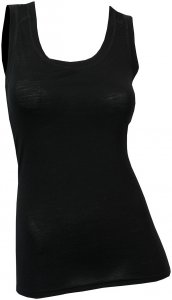 Aclima Damen LightWool Wrestler Tanktop Schwarz L