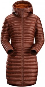 Arcteryx Damen Nuri Mantel Rot, Braun XS