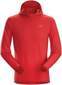 Arcteryx Herren Phasic Sun Hoodie Rot XL