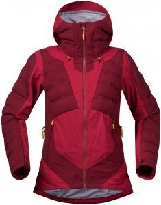 Bergans Damen Hemsedal Hybrid Jacke Rot M