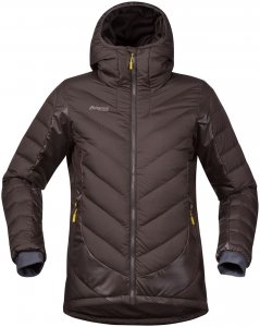 Bergans Damen Nosi Hybrid Down Jacke Braun L