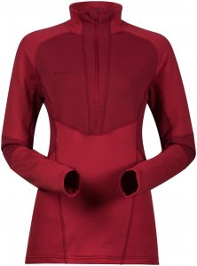 Bergans Damen Roni Half Zip Rot S