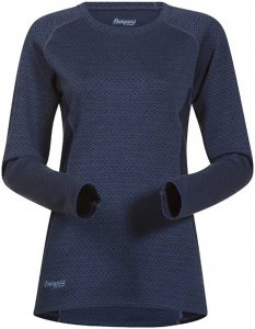 Bergans Damen Snoull Longsleeve Blau M