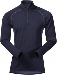 Bergans Herren Barlind Half Zip Blau XL