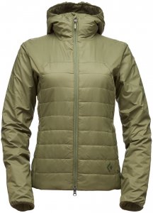 Black Diamond Damen Access Hoodie Oliv M