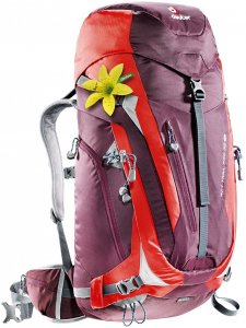 Deuter Damen ACT Trail Pro 38 SL Rucksack Lila