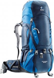 Deuter Aircontact 65+10 Rucksack Blau
