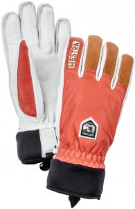 Hestra Army Leather Wool Terry Handschuhe Rot M, S