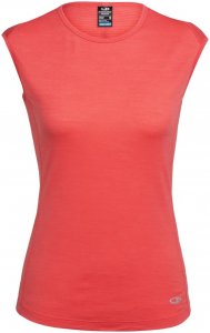 Icebreaker Damen Comet Lite Cap Sleeve T-Shirt Rot S