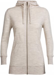 Icebreaker Damen Dia Hooded Jacke Beige S
