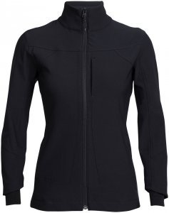 Icebreaker Damen Dia Softshell Jacke Schwarz M