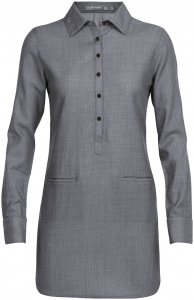 Icebreaker Damen Kala Kleid Grau XS