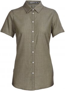 Icebreaker Damen Kala SS Hemd Beige XS