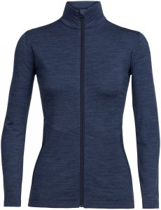 Icebreaker Damen Victory LS Zip Blau S