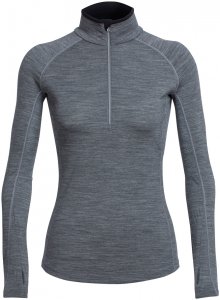 Icebreaker Damen Zone LS Half Zip Grau M
