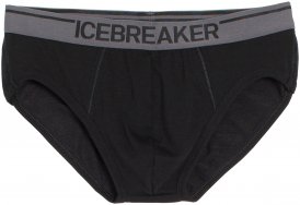 Icebreaker Herren Anatomica Briefs Schwarz XL