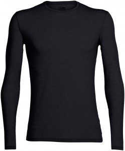 Icebreaker Herren Anatomica LS Crewe Schwarz XL