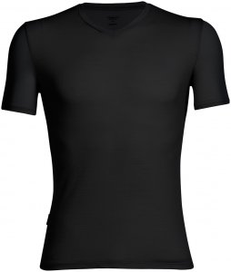 Icebreaker Herren Anatomica SS V Schwarz XL