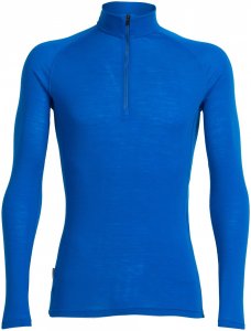 Icebreaker Herren Everyday LS Half Zip Blau XXL