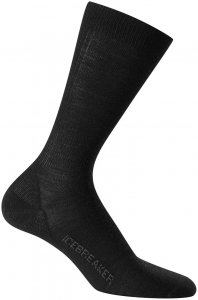 Icebreaker Herren Lifestyle UL Crew Schwarz 39, 40, 41