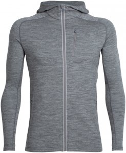Icebreaker Herren Quantum Hooded Jacke Grau L