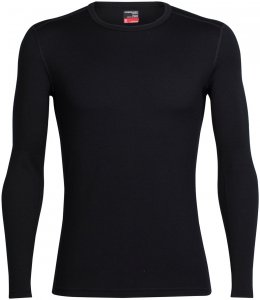 Icebreaker Herren Tech Top Longsleeve Schwarz XL
