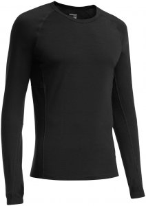 Icebreaker Herren Zone LS Crewe Schwarz XL