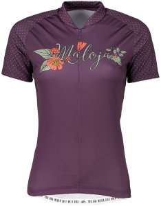 Maloja Damen MitterseeM. 1/2 Radtrikot Lila L