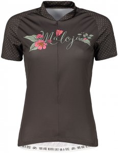 Maloja Damen MitterseeM. 1/2 Radtrikot Schwarz S