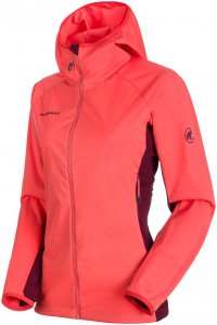 Mammut Damen Keiko Light SO Hooded Jacke Rot XL