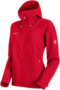 Mammut Damen Runbold Trail SO Hooded Jacke Rot M