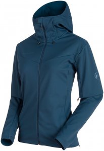 Mammut Damen Ultimate V SO Hooded Jacke Blau XL