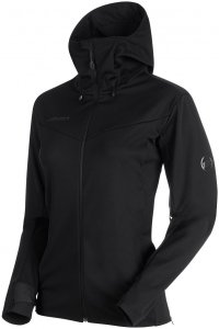 Mammut Damen Ultimate V SO Hooded Jacke Schwarz L