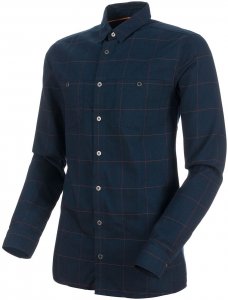 Mammut Herren Alvra Longsleeve Hemd Blau L