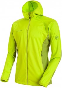 Mammut Herren Kento Light SO Hooded Jacke Grün M