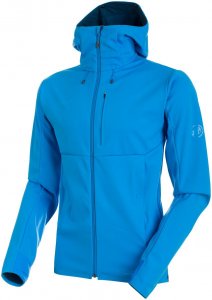 Mammut Herren Ultimate V SO Hooded Jacke Blau L