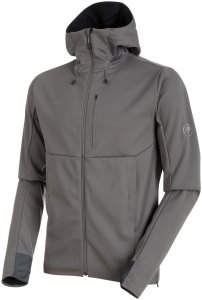 Mammut Herren Ultimate V SO Hooded Jacke Grau L