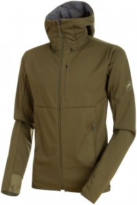 Mammut Herren Ultimate V SO Hooded Jacke Grün M