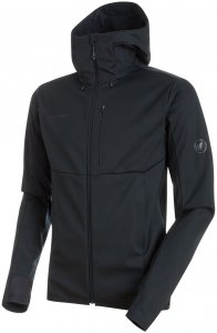 Mammut Herren Ultimate V SO Hooded Jacke Schwarz L