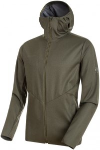Mammut Herren Ultimate V Tour SO Hooded Jacke Grün XL