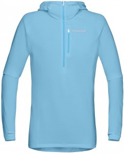Norrona Damen Bitihorn Warm 1 Stretch Hoodie Blau M