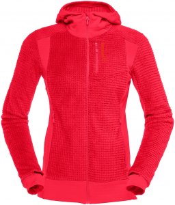 Norrona Damen Lofoten Alpha Raw Zip Hoodie Rot L