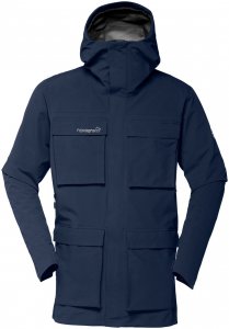 Norrona Herren Svalbard GTX Jacke Blau L