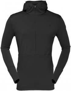 Norrona Herren Wool Hoodie Schwarz M