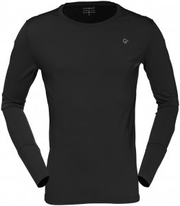 Norrona Herren Wool Round Neck Schwarz M