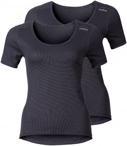 Odlo Damen Cubic 2er Pack T-Shirt Schwarz S