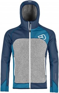 Ortovox Herren Fleece Plus Hoody Blau L
